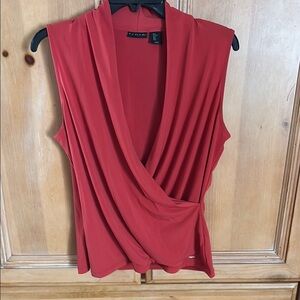 Women's Rust Colored Sleeveless Top